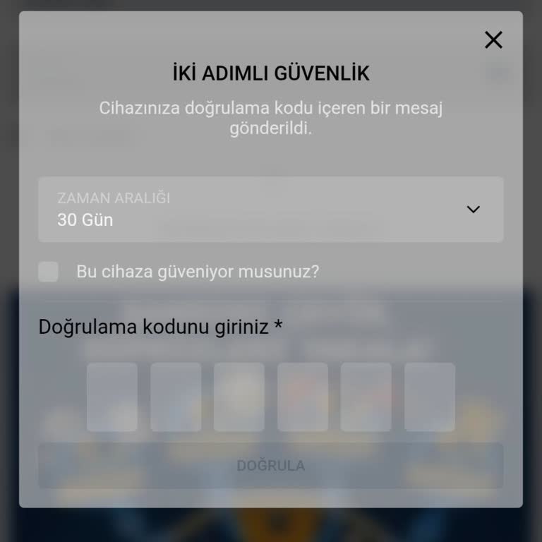 İki Faktörlü Doğrulama Kaldırılamıyor, Acil Yardım İstiyorum