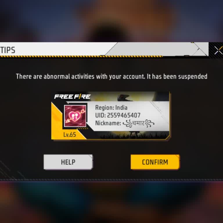 Free Fire Max Account Banned for Hacks and Cheats – Unban Request