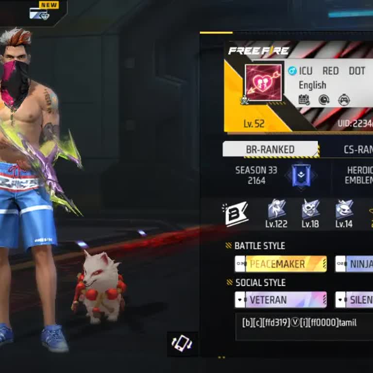 Hacked Free Fire Account