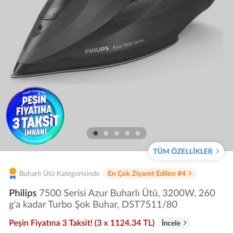 Buhar Vermeyen Ve Su Sızdıran Ütü Ayıplı Olarak Geri Gönderildi