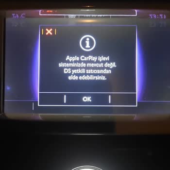 Apple CarPlay Ve MirrorLink Özelliklerinin Aktifleştirilememesi
