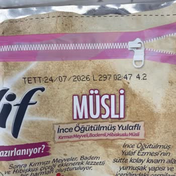Eti Lifalif Müsli’de Cam Parçası Kardeşimin Dişini Kırdı