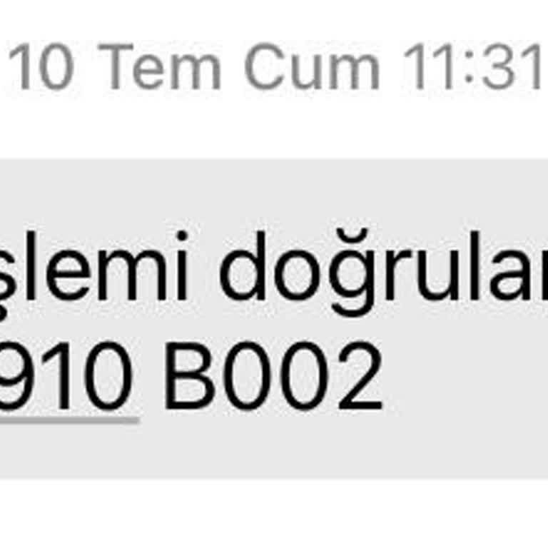 Doğrulama Kodu Gelmemesi Ve 2 Haftalık Giriş Problemi
