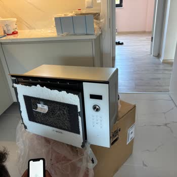 Kırık Camlı Bosch Mikrodalga Fırın İçin Garanti Reddi
