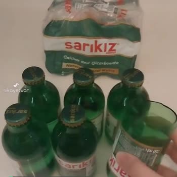 Sarıkız Maden Suyu Tabanı Kırık Ve Şişe Boş Çıktı