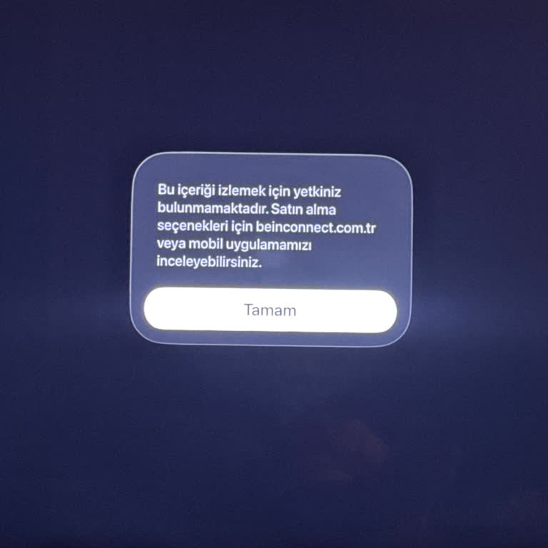 Söz Verilen Maç Paketi Sağlanmadı