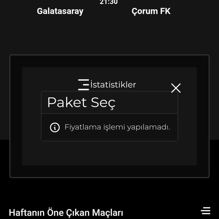 Maç Yayınına Erişememe Ve İade Talebi