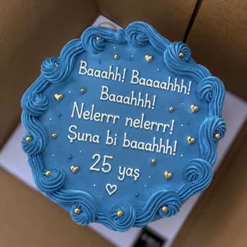 Maya Pastaneleri Pastanın Üstündeki Yazı Okunmuyor