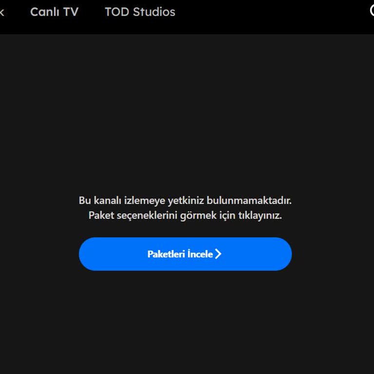 Aktif Spor Paketi Olmasına Rağmen Yayına Erişemiyorum