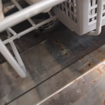 Bosch Bulaşık Makinesinde Hızlı Paslanma Ve Ücretsiz Onarım Talebi