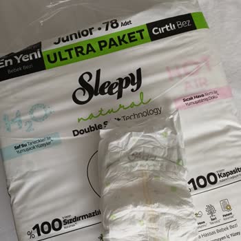 Sleepy Natural H2O Ambalajı Yanıltıcı, Normal Bez Çıktı