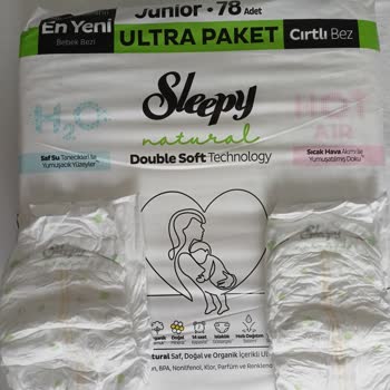 Sleepy Natural H2O Ambalajı Yanıltıcı, Normal Bez Çıktı