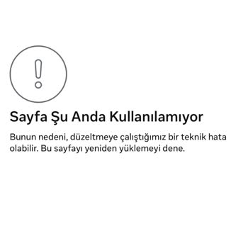 Instagram Hesabına Girişte Sürekli Sayfa Kullanılamıyor Hatası