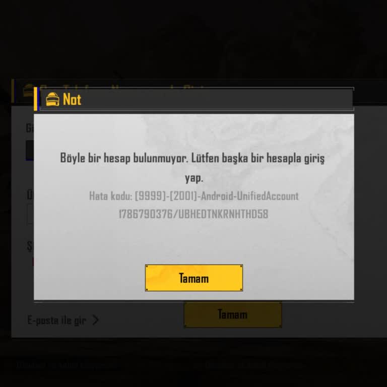 Satın Aldığım PUBG Mobile Hesabının Geri Alınması Ve 4500 TL Kayıp Telafi Talebi