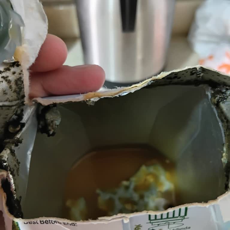 Migros'tan Alınan Tamek Şeftali Suyu Bozulmuş Ve Mide Bulantısına Neden Oldu