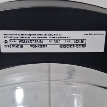 Siemens Çamaşır Makinesinin Çamaşırları Yırtması Ve Çözülmemiş Servis Sorunu