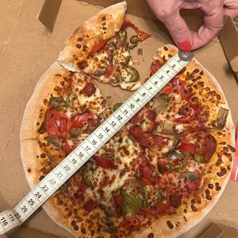 Domino's Ankara Etimesgut Şubesi Orta Boy Pizza İle Müşteriyi Yanıltıyor