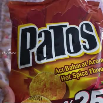Patos Acı Baharat Aromalı Cipsin Acısı Yok