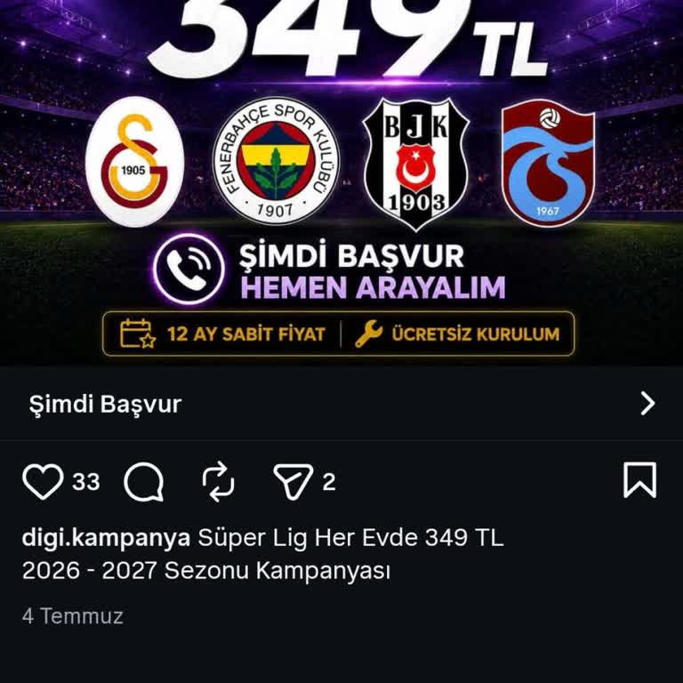 Digiturk Lige Erken Gel Kampanyasındaki Yanıltıcı Bilgilendirme Ve Ek Ücret Talebi