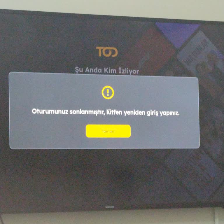 Tod Uygulamasında Oturum Sonlanması Hatası