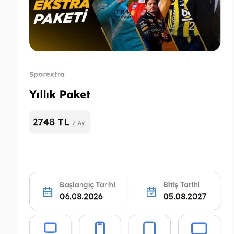 Satın Aldığım Spor Extra Paketi Trendyol Süper Lig İçermiyor