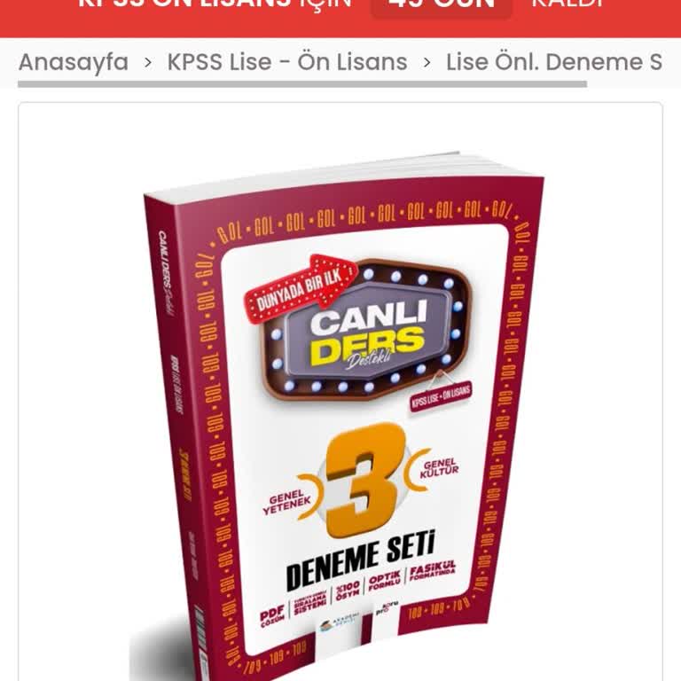 Güncel Olmayan Ve Hatalı Sorular İçeren KPSS Deneme Seti