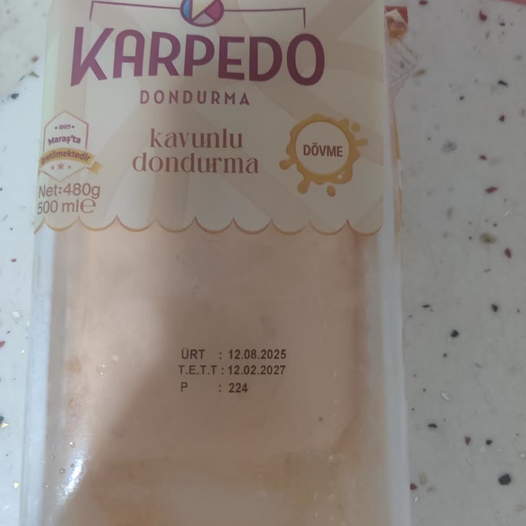 Karpedo Kavunlu Dondurmanın Kumlu Dokusu Ve Kalite Kontrol Talebi
