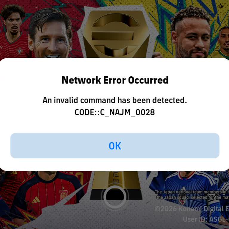 eFootball Mobile Account Stolen – Login Blocked
