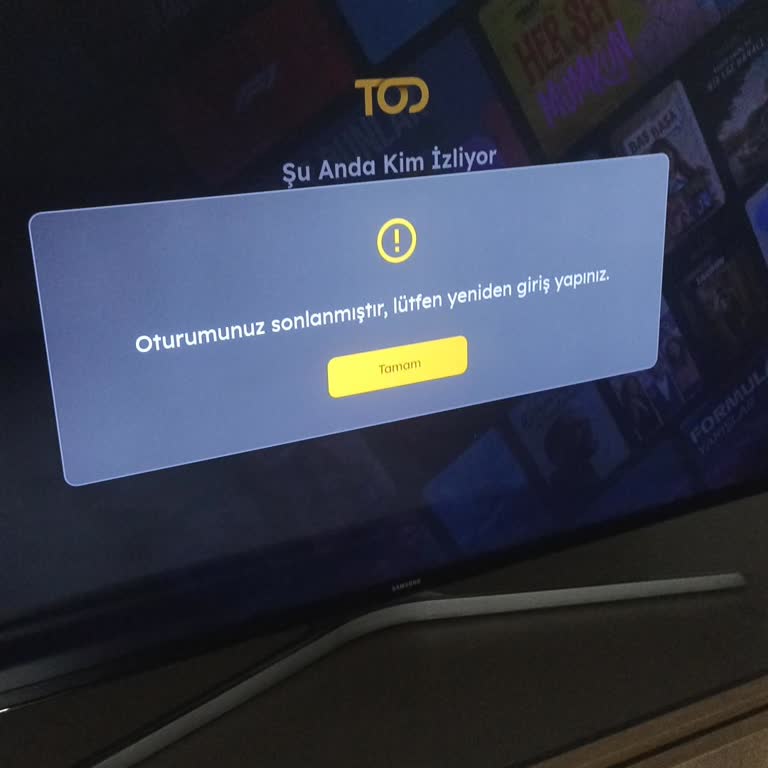 Smart TV Uygulamasında Oturum Sonlandırıldı Hatası Ve Cevapsız Müşteri Hizmetleri