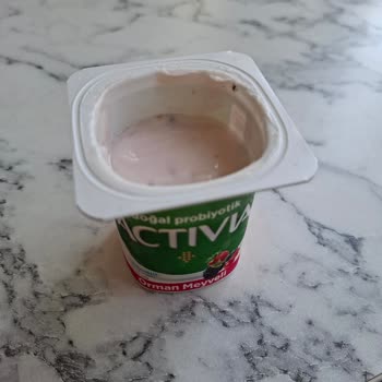 Activia Doğal Probiyotik Orman Meyveli Üründe Sinek Benzeri Canlı Bulundu