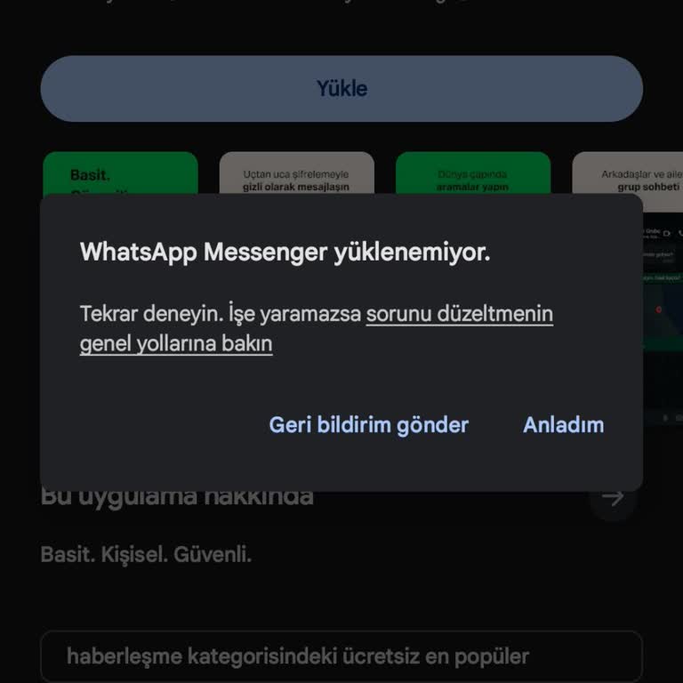 WhatsApp Kurulamıyor: Samsung A24'te Tekrarlayan Hata