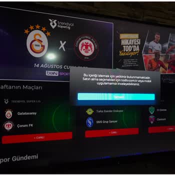 Ödediğim 5.999 TL İçin Aktif Paket Yok Ve Maç İzleyemiyorum