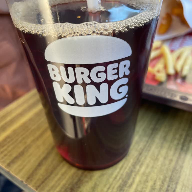 Burger King Güngören Şubesinde Buz Olmadan İçecek Servisi