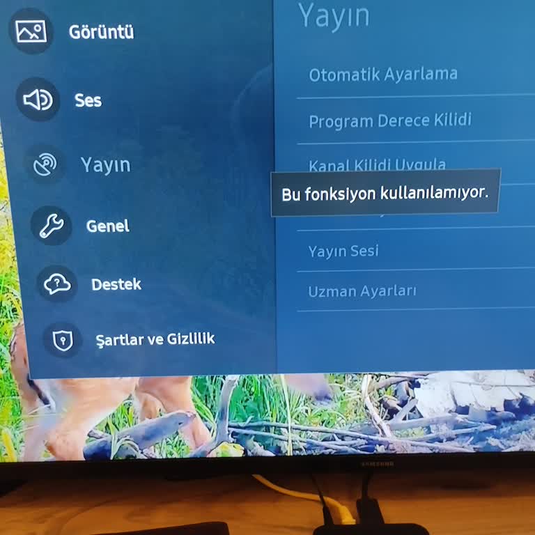 Kanal Ekleme Ve Yayın Güncelleme Fonksiyonları TV’de Kullanılamıyor