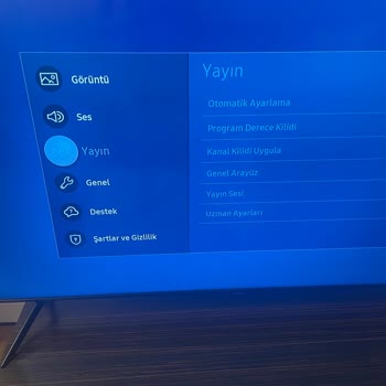 Samsung 8000 Televizyonda Yayın Menüsü Pasif, Kanal Arama Ve Güncelleme Çalışmıyor