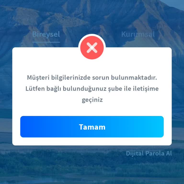 Müşteri Bilgileri Sorunu Mobil Şube Ve Kart Kullanımını Engelliyor