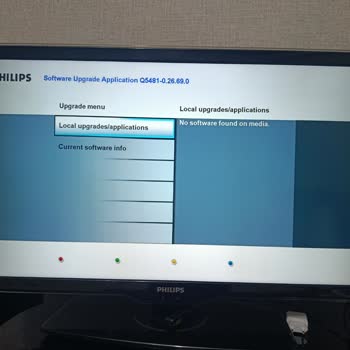 Philips Televizyonum Yazılım Güncelleme Ekranında Donup Çalışmıyor