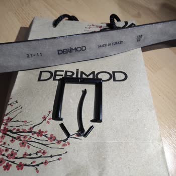 Derimod Deri Kemerin Tokası Üçüncü Kullanımda Kırıldı