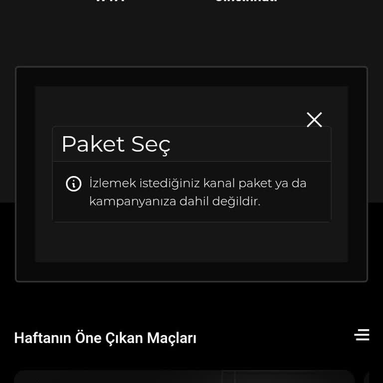BeIN Connect Üyeliğimde Maç İzleme Yetkisi Yok Ve Müşteri Hizmetleri Cevapsız