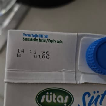 Süt Kutusunda Yabancı Parça Sağlık Endişesi