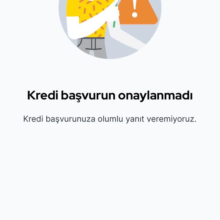 Açıklama Sunulmadan İhtiyaç Kredisi Başvurusu Reddedildi