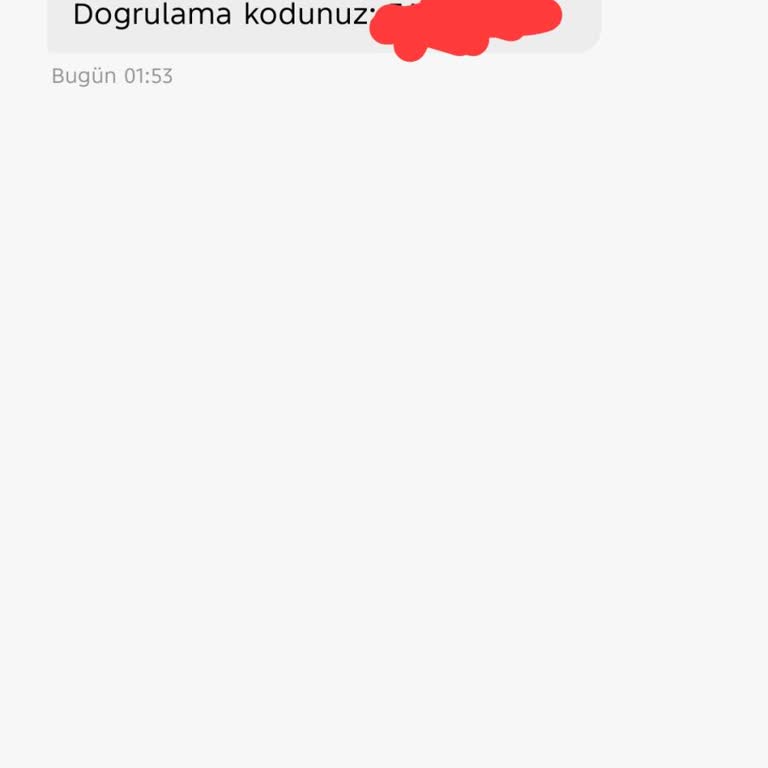 Authentify'den Gelen İzinsiz Telefon Numarama Doğrulama SMS'leri
