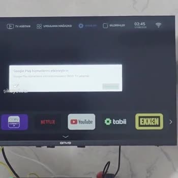 Onvo 320VF4000AH Televizyonu Kullanamıyorum