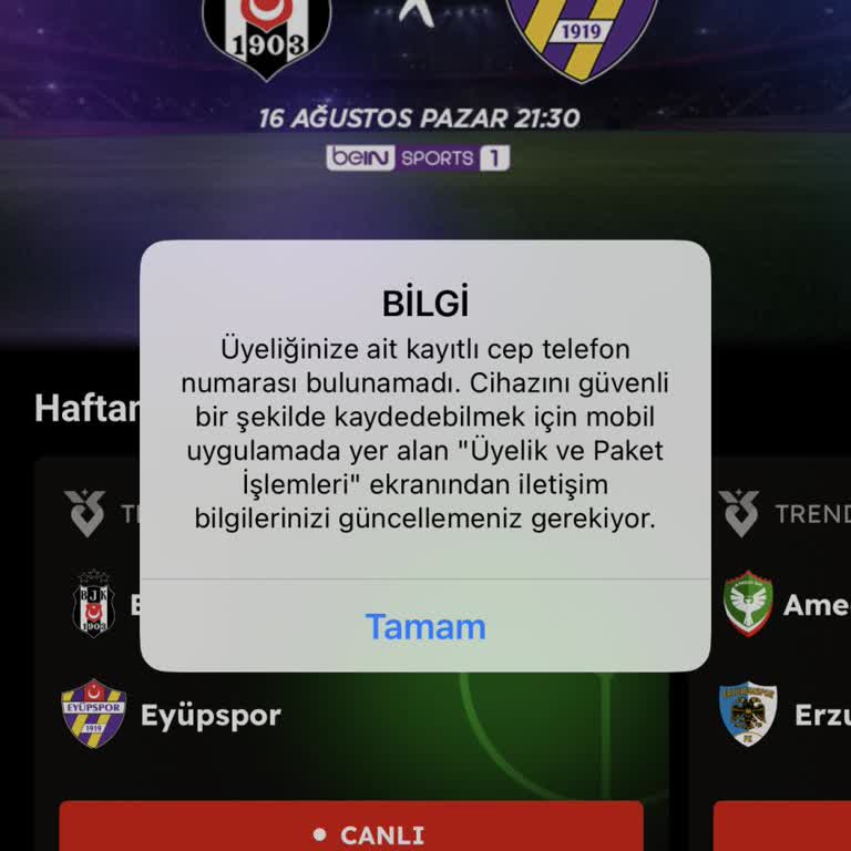 Digiturk Yıldız Dolu Spor Paketi Ücretli Olarak Alındı, Üyelik Aktif Değil Ve Şifre Sorunu Yaşanıyor