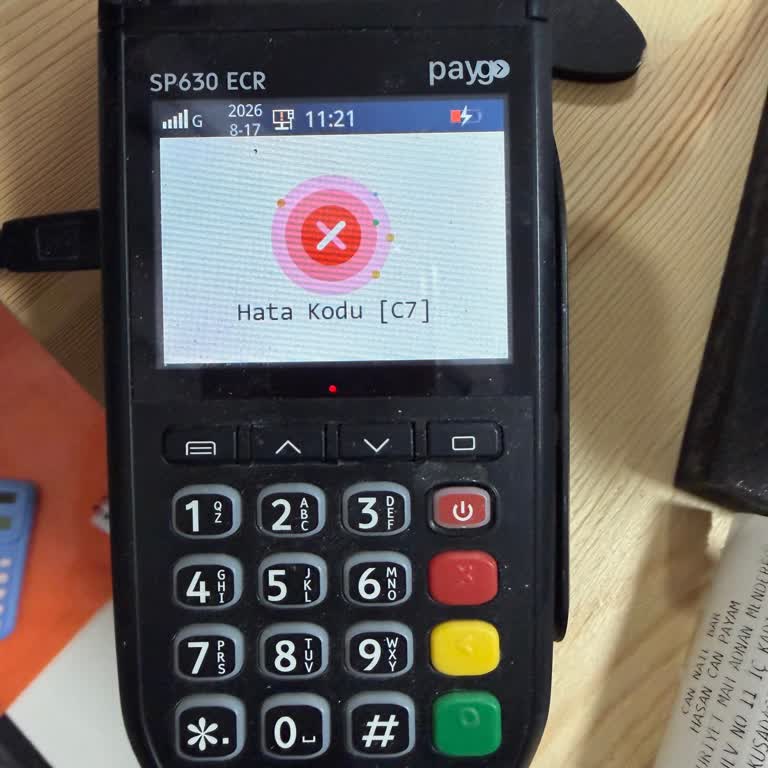 POS Cihazında Sürekli Bağlantı Sorunu Ve İşlem Onaylanmaması