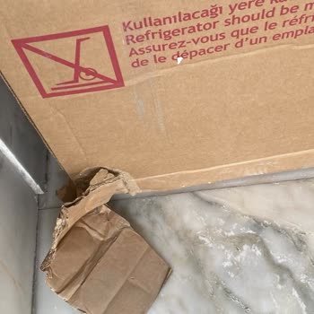 Kargo Buzdolabını Sürükleyerek Taşıdı Ve İçeri Taşıma Ücreti İstedi
