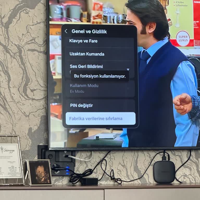 Samsung Cu8500 Televizyon Güncelleme Sonrası Menü Gri Görünüyor Ve Sıfırlama Çalışmıyor