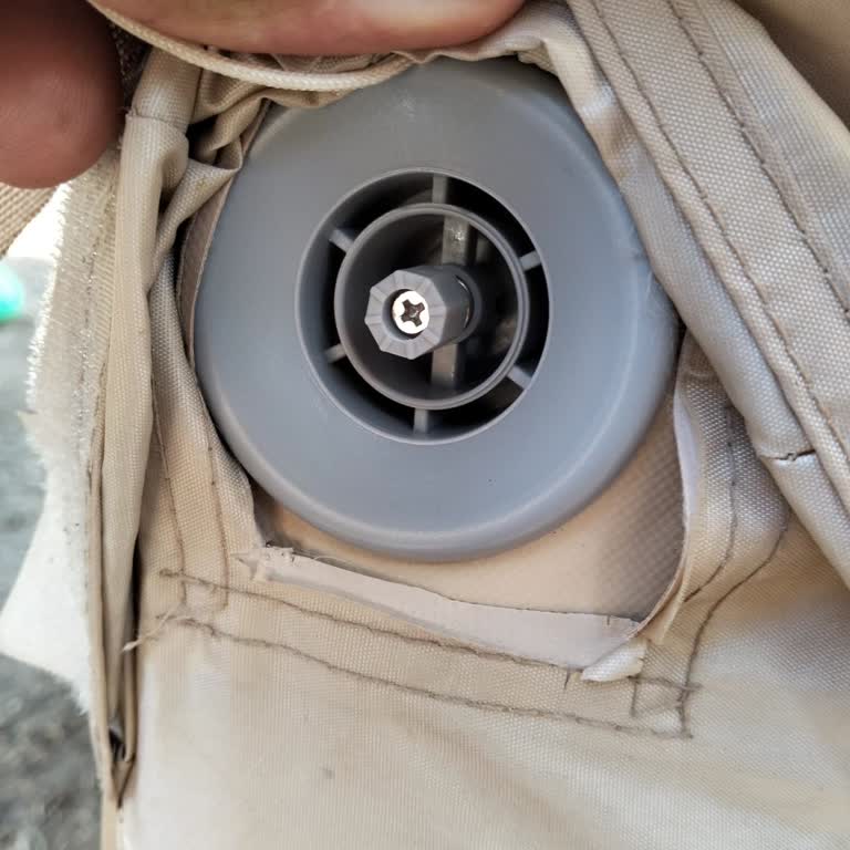 Robo Şişmeli Çadırda Valf Kapak Eksik, Kullanılamıyor