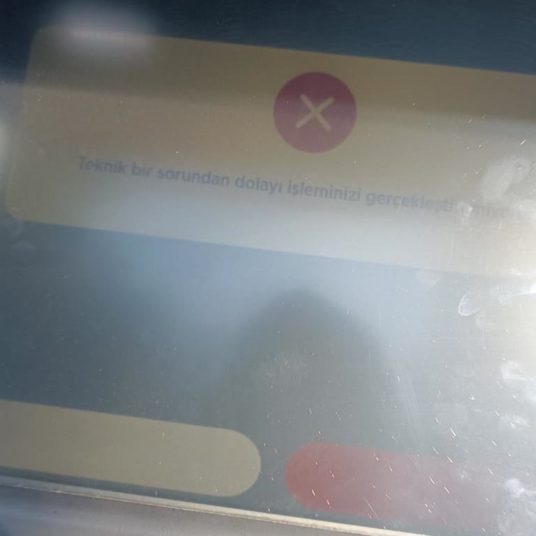 Ziraat Bankası ATM'de İşlem Başarısızlığı Ve Para İadesi Sorunu