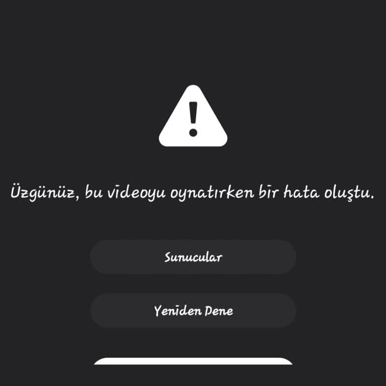 Premium Hesabımda İndirilen Videolar Sunucu Hatası Nedeniyle Oynatılamıyor